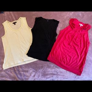3 Petite M Banana Republic Tank tops
